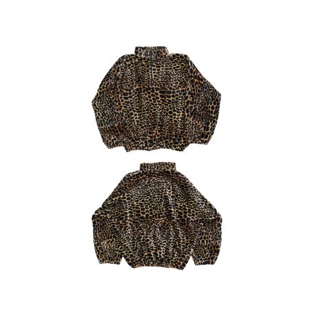 Pull-over demi-zip en imprimé animal recyclé