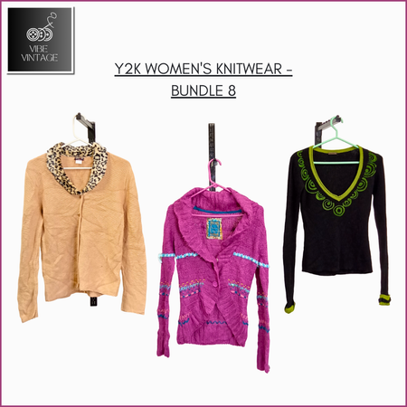 Y2K WOMEN'S KNITWEAR - BUNDLE 8 - 17 PCS