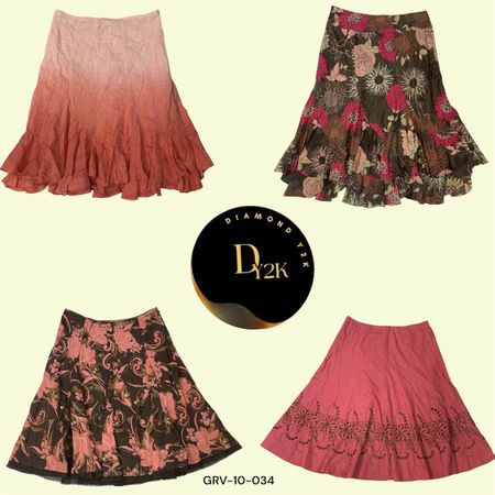 Fantasie Fairycore : Jupes en coton Y2K (GRV-10-034)