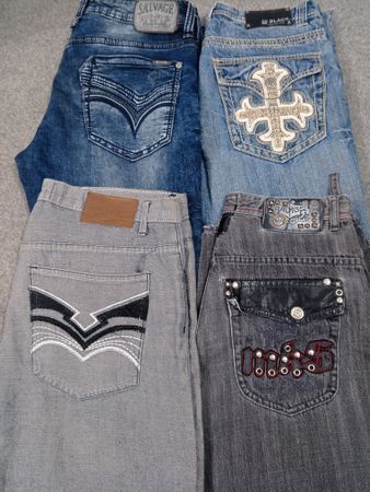 #322 Pantalon Hiphop Baggy pour Homme -21