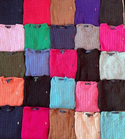Ralph Lauren cable knit sweater -100 pieces
