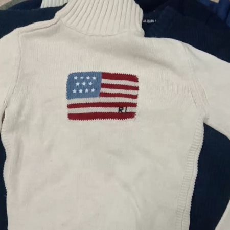 Pull homme avec drapeau - 10 pièces