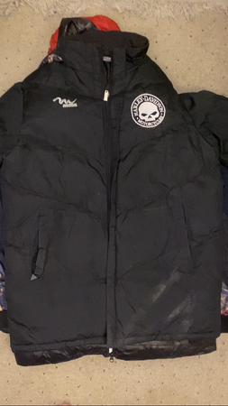 Puffer jackets mix branded