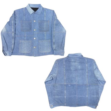 Veste de travail en denim upcyclé AW24