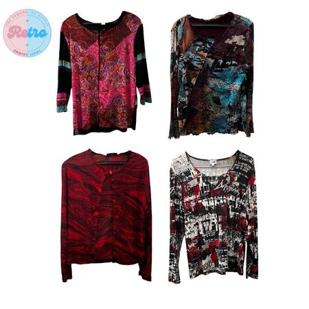 Tops en maille Y2K vibrants : 12 pièces