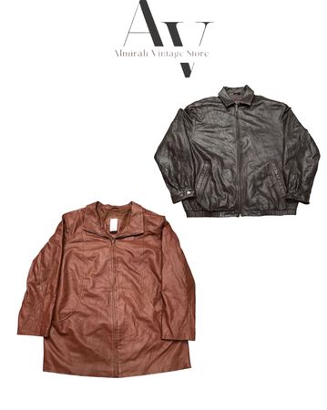 Y2k leather jackets
