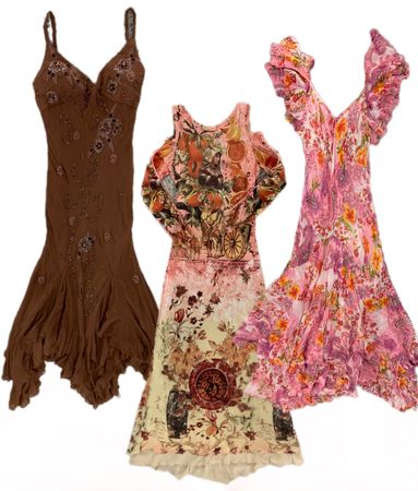 Y2K italian bale- fairycore style dresses