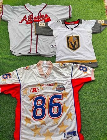 jerseys da NBA, NFL, NHL, MLB