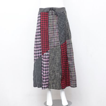 Upcycled Khaddar Long Skirt