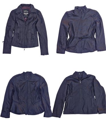 Giubbotti in pelle strutturati Y2K