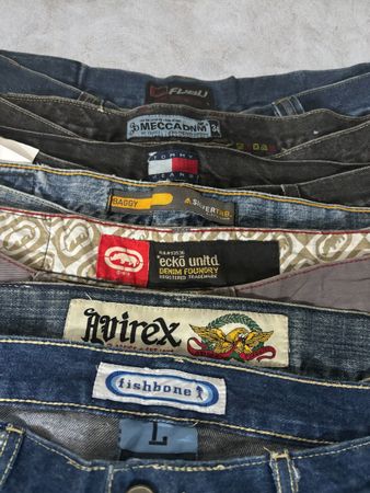 Branded Y2k Hip Hop Baggy Jeans (B8)