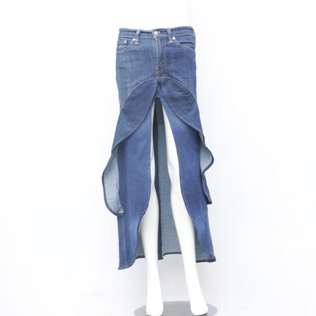 Saias Longas de Denim Reciclado