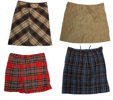 Tartan Mini Röcke (S-694)