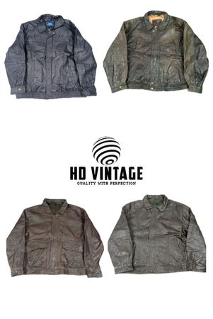 HD443 Vestes Bombers en Cuir Premium pour Hommes - 10 pcs