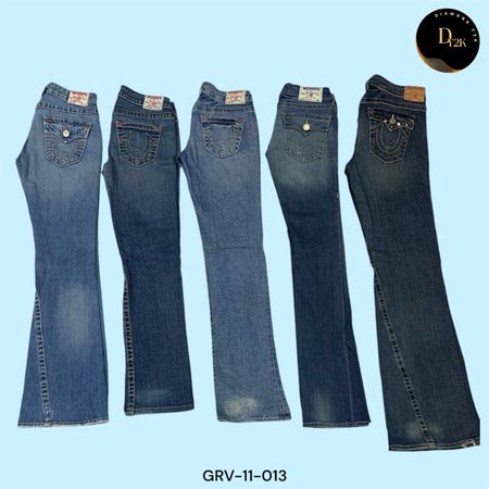 True Religion Y2K Schlagjeans – Retro Denim Wiederbelebung (GRV-11-012)