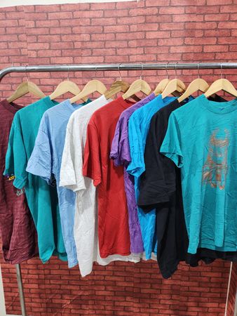 Camisetas de una sola costura 25Pcs