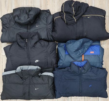 Vestes rembourrées Nike de marque - 10 pièces