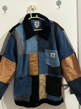 Carhartt Rework Style Denim Patch Jackets