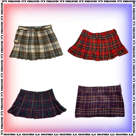 Jupe Micro Plaid Y2K Mix (SS-819)