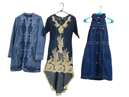 Robe en denim esthétique - 9 pièces - 7/11/24