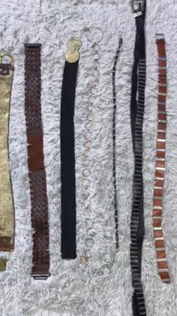 Y2k belts 15 pcs