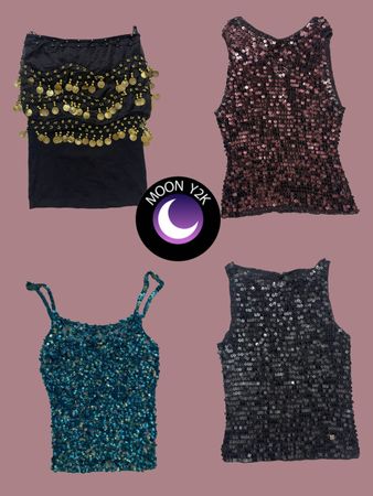 Y2k Party Like Its 99 Beaded Tops Mix (A-96)