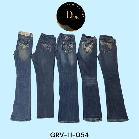 Renaissance Rétro : Jeans Brodés Y2K (GRV-11-054)