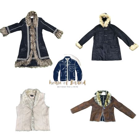 Casacos longos e curtos Afghan Y2k