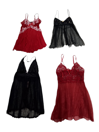 Y2k romantic lace & mesh Lingeries - 28 pcs - 11/7/24