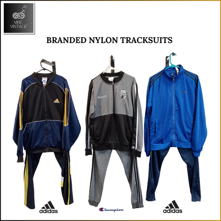 BRANDED NYLON TRACKSUITS - 25 PCS