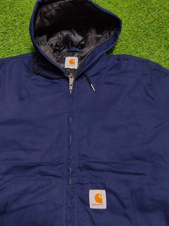 Chaquetas Carhartt de estilo reacondicionado (Azul)