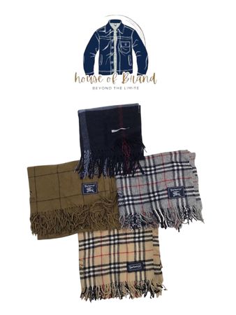 Y2k Burberry-Schals