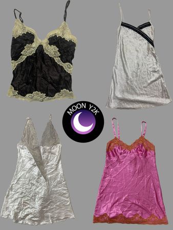 Y2k Dreamy Silk Slips Mix (A-126)