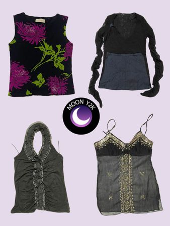 Y2k Gothic Tops (A-141)