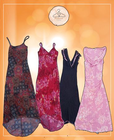 Y2K premium Printed Long Dresses