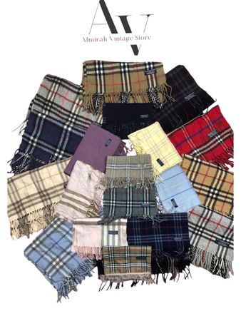 Mixed Colour Burberry Scarves