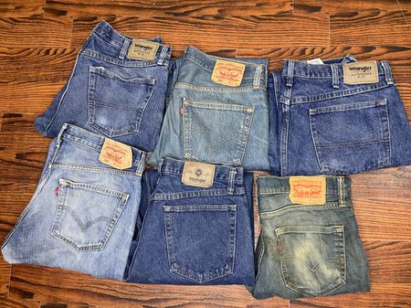 levis, Wrangler Jeans Pantaloni 6 pezzi