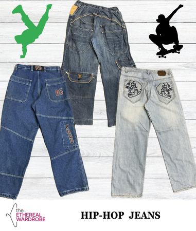 Hiphop jeans including Ecko, Southpole, Fubu and others 20pcs