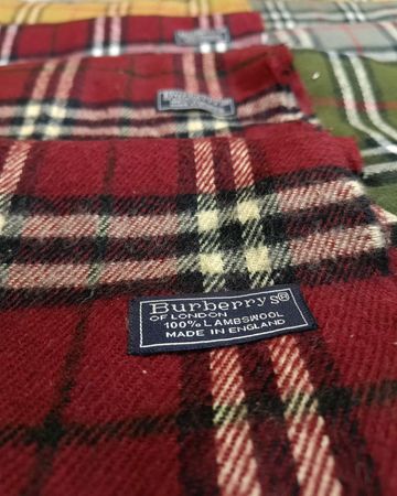 Y2K CLUELESS BURBERRY RED SCARVES