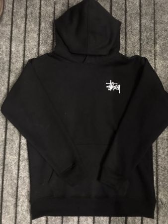 Sweat à capuche vintage relooké Stussy