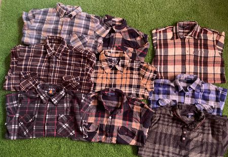 Flannel Shirts 32 pcs