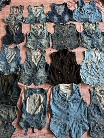 Denim-Weste 25 Stück