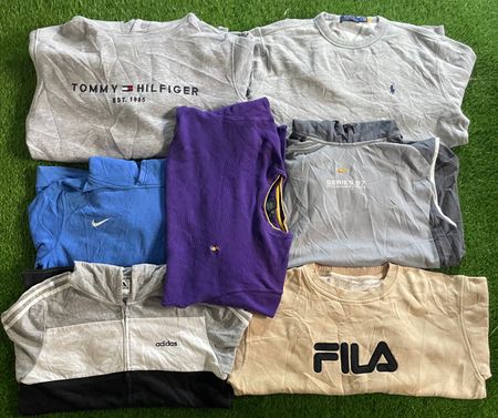 Mix branded sweatshirts & hoodies 25 pcs