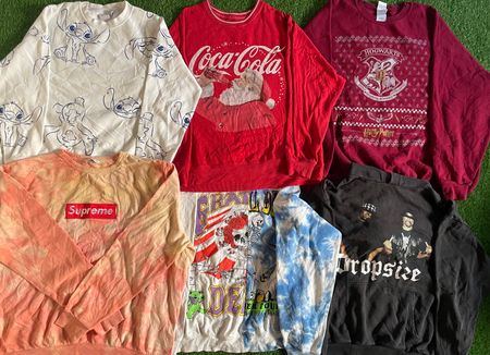 Sweat-shirts à capuche imprimés 30 pièces