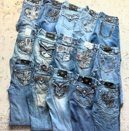 True Religion / Miss Me / RockRevival Damenjeans