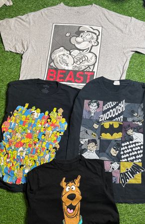 Cartoon t shirt 24-pcs