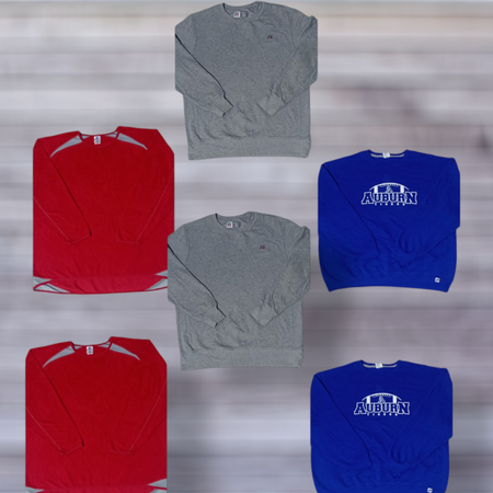 RUSSELL Fleece And Sweatshirts 13 Pcs