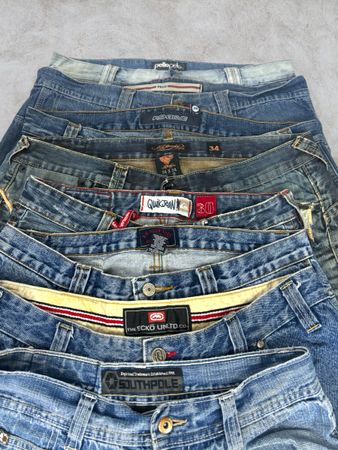 Y2K Branded Baggy Jeans 20 Pcs