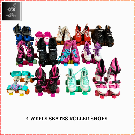 4 WHEEL SKATING SHOES - 13  PCS