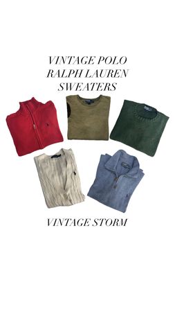 Pulls vintage Ralph Lauren